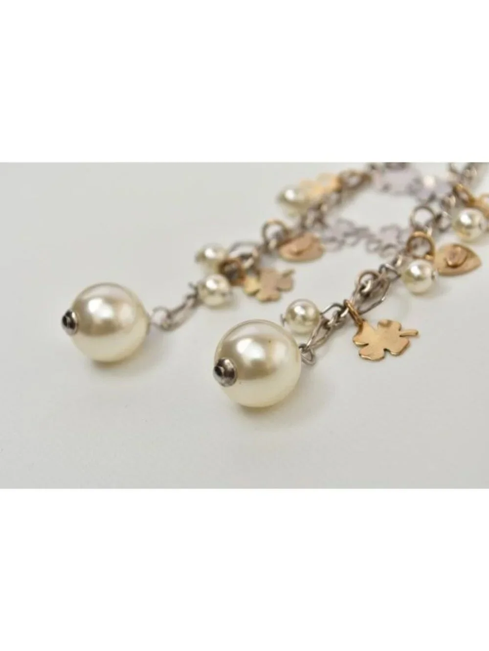 Chanel Clover Heart Motif Silver